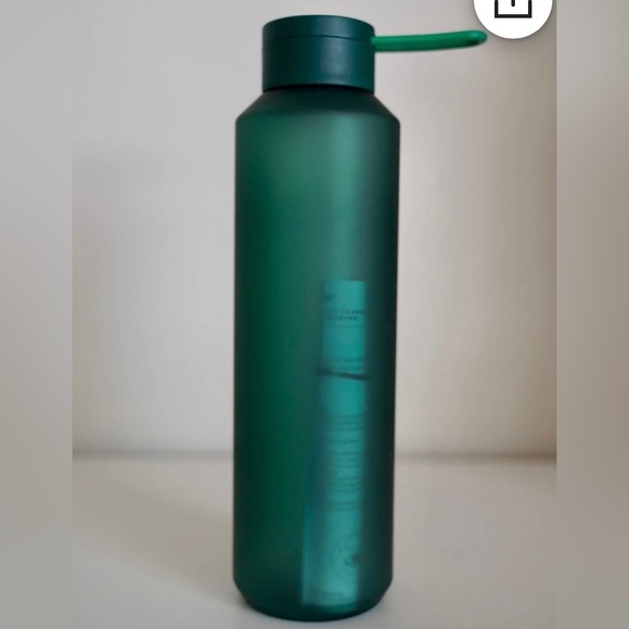 Starbucks Matte Green Water Bottle Tumbler Plastic Cup Venti 24oz NWT 2022 To Go - Picture 13 of 14